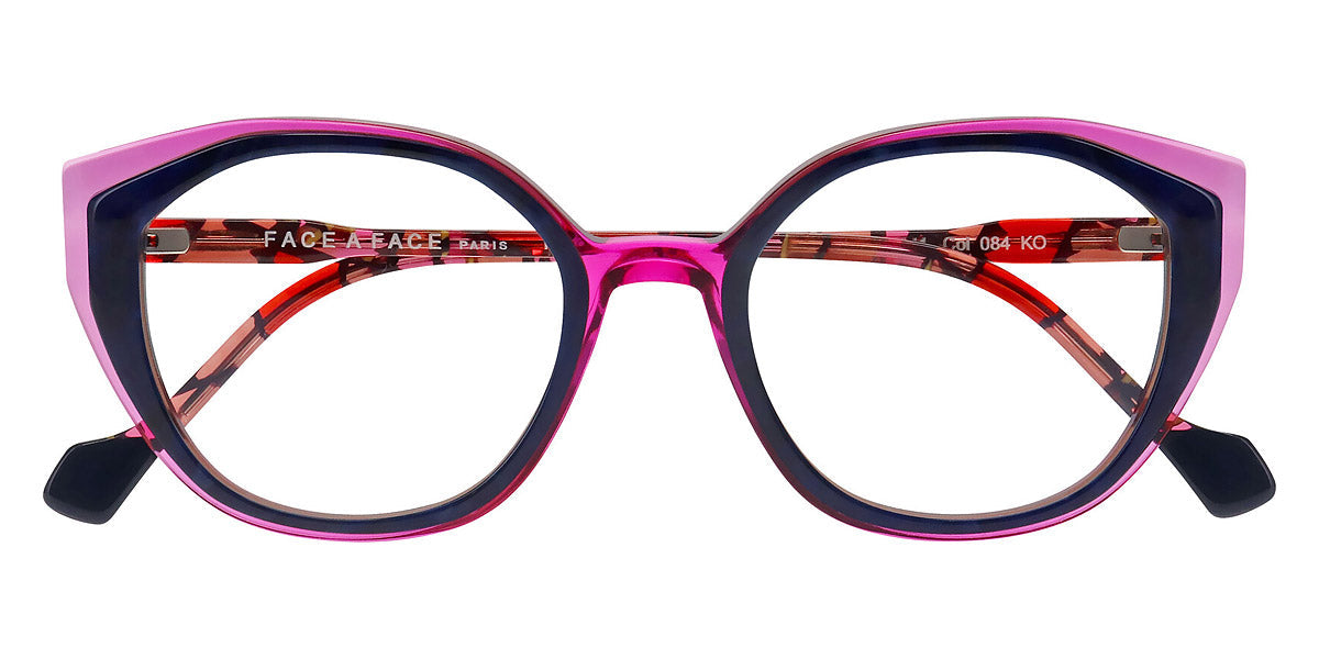 Face A Face® QUARTZ 2 FAF QUARTZ 2 084 50 - Rose Fuchsia Transparent (084) Eyeglasses