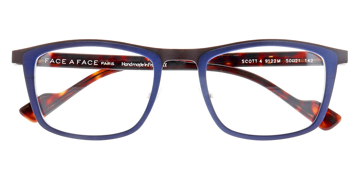 Face A Face® SCOTT 4 FAF SCOTT 4 9122m 50 - Blue Marine Velours (9122m) Eyeglasses