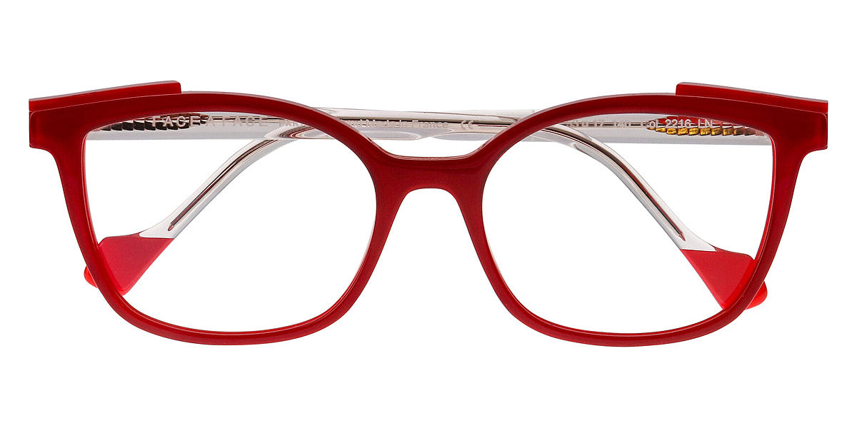 Face A Face® SHIFT 2 FAF SHIFT 2 2216 53 - Red Transparent/Flash Red (2216) Eyeglasses