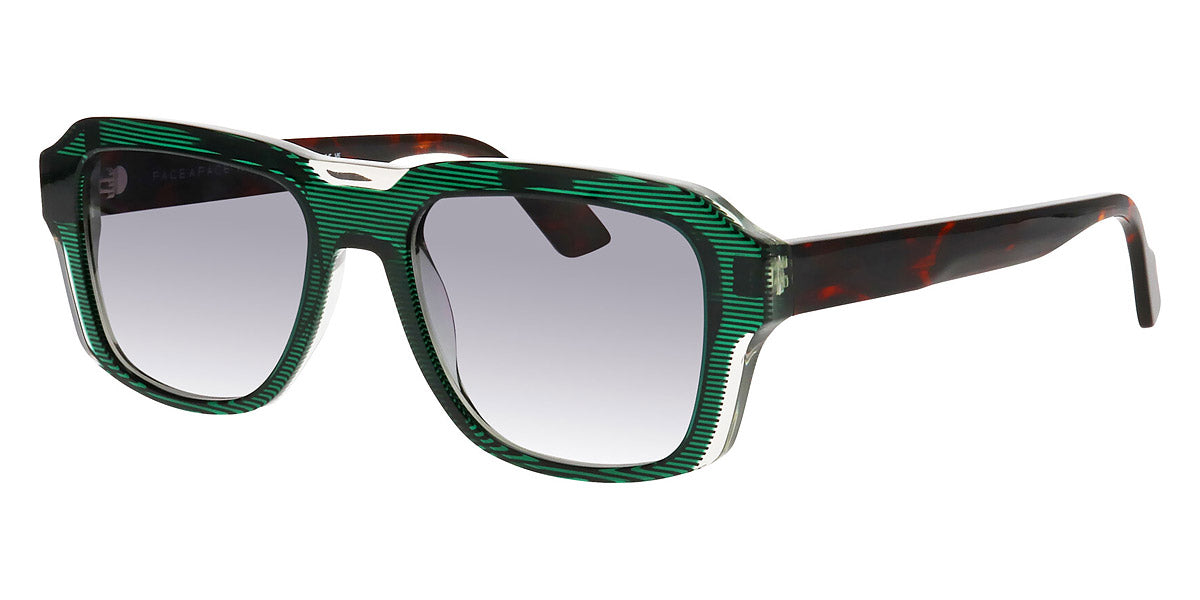 Face A Face® SHIRO 2 FAF SHIRO 2 1107 55 - Transparent Striped Dark Green (1107) Sunglasses