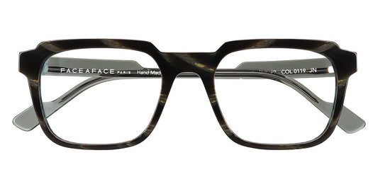 Face A Face® STAMP 2 FAF STAMP 2 0119 53 - Brown Gray Horn (0119) Eyeglasses