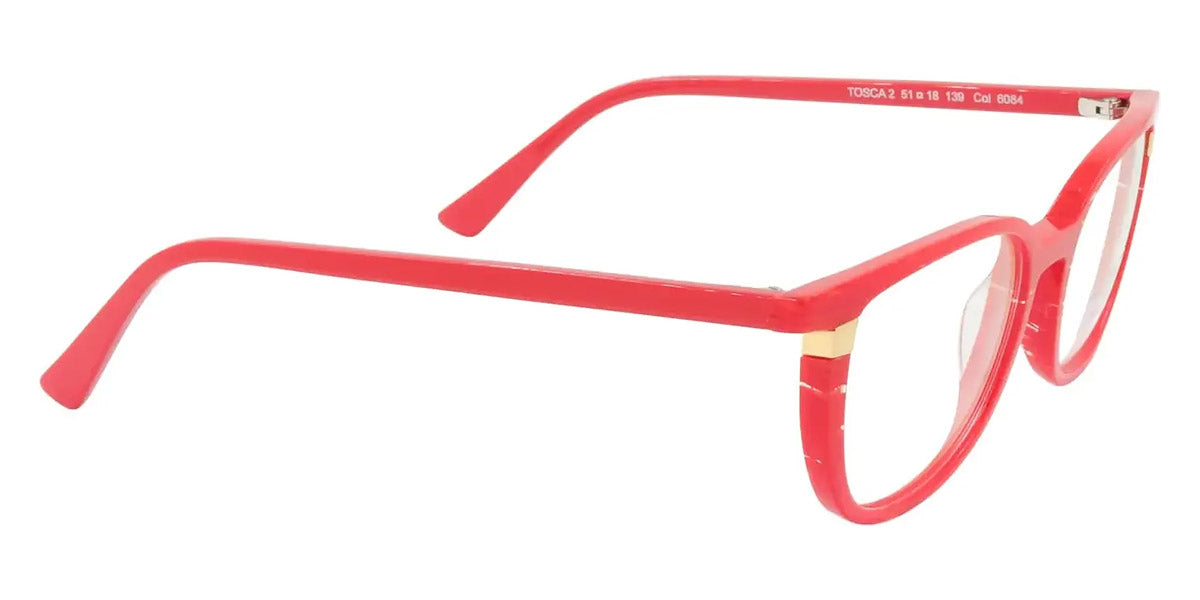 Face A Face® TOSCA 2 FAF TOSCA 2 6084 51 - Pleated Loving Red (6084) Eyeglasses