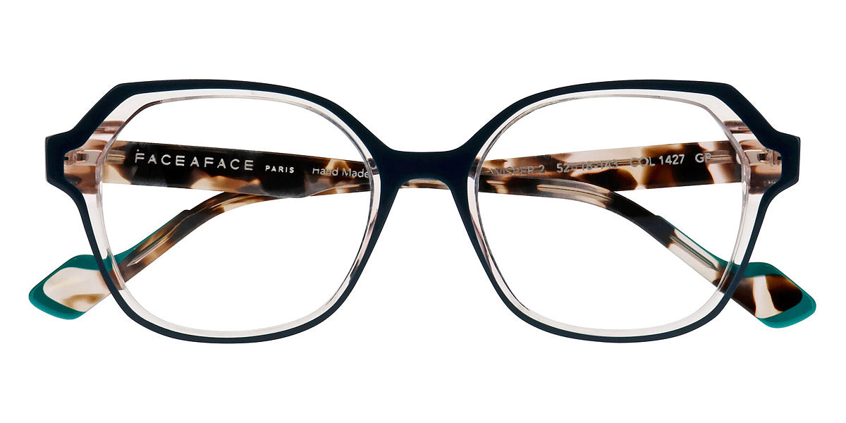 Face A Face® WISPER 2 FAF WISPER 2 1427 52 - Petrol Blue (1427) Eyeglasses