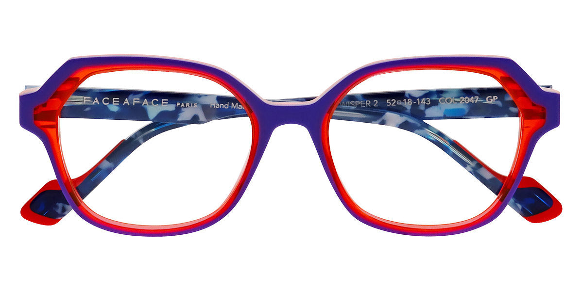 Face A Face® WISPER 2 FAF WISPER 2 2047 52 - Majorelle Blue (2047) Eyeglasses