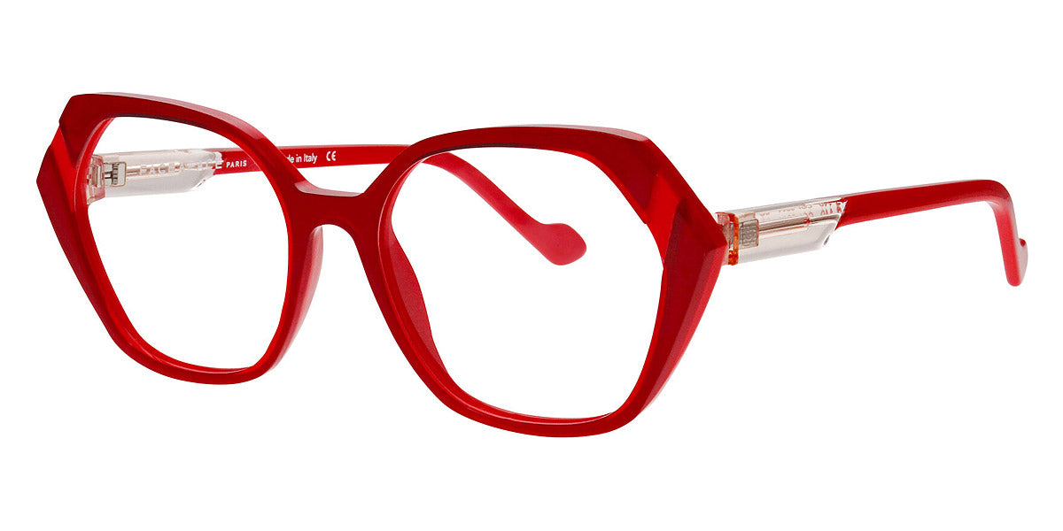 Face A Face® WITTY 2 FAF WITTY 2 2216 53 - Red Transparent/Flash Red (2216) Eyeglasses