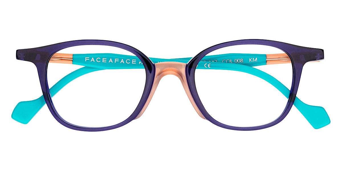 Face A Face® YAYOI 1 FAF YAYOI 1 008 46 - Ink Blue (008) Eyeglasses