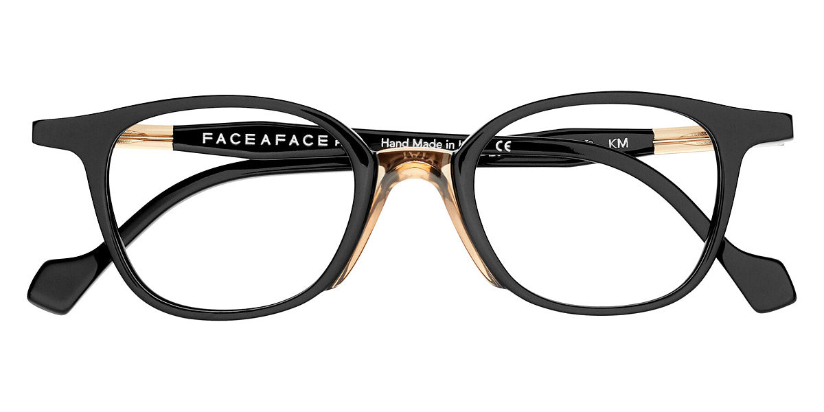 Face A Face® YAYOI 1 FAF YAYOI 1 100 46 - Black (100) Eyeglasses