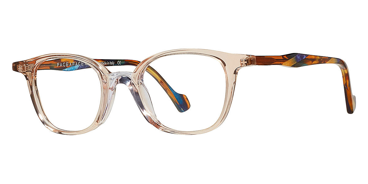 Face A Face® YAYOI 1 FAF YAYOI 1 3064 46 - Peach Transparent (3064) Eyeglasses