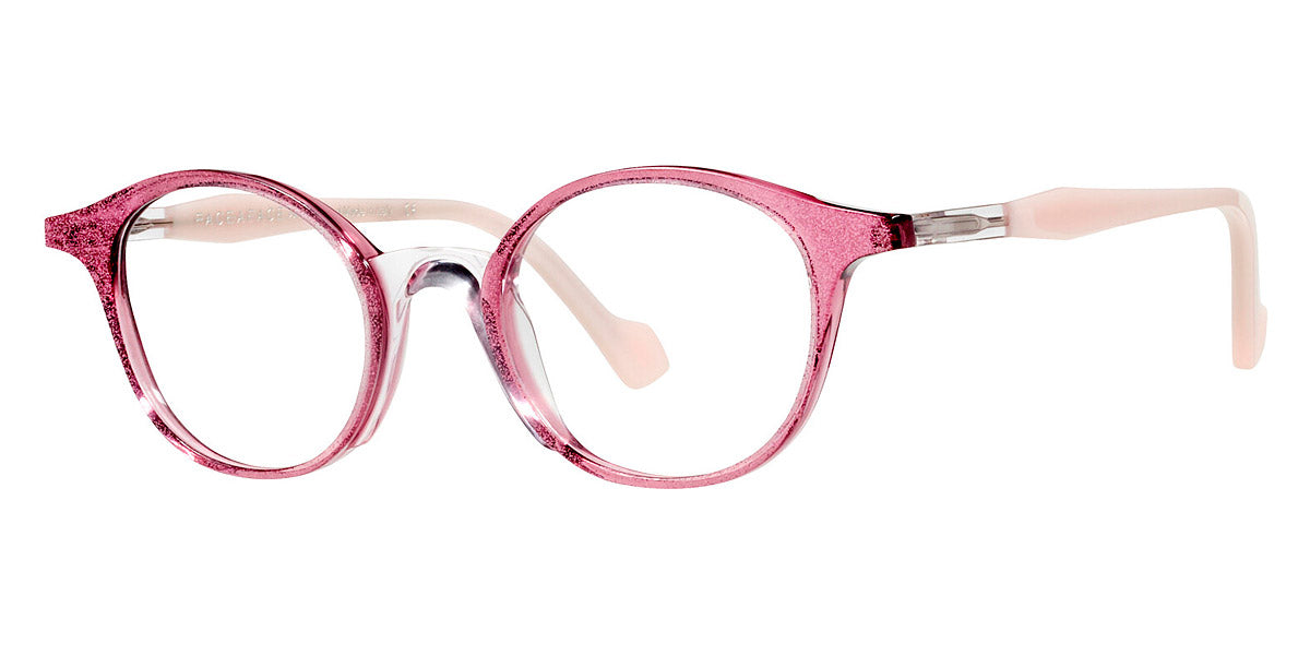 Face A Face® YAYOI 2 FAF YAYOI 2 3503 46 - Dark Rose Transparent Paillette (3503) Eyeglasses