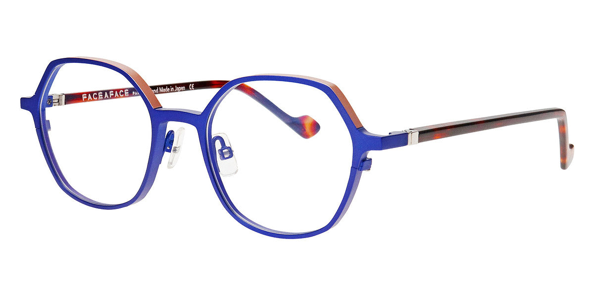 Face A Face® ZENIT 1 FAF ZENIT 1 9620 49 - Matte Flashy Blue (9620) Eyeglasses