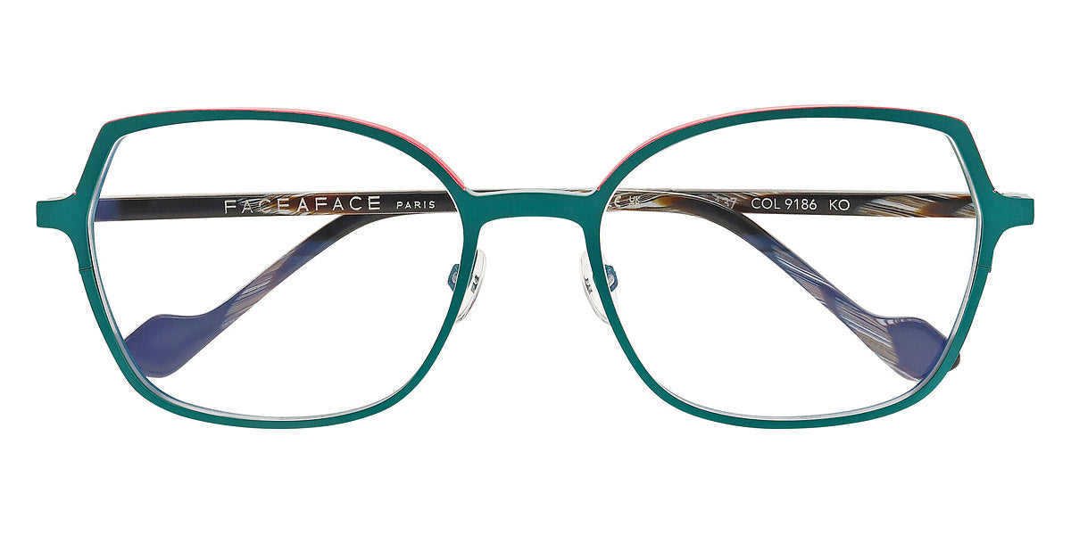 Face A Face® ZENIT 3 FAF ZENIT 3 9186 55 - Satin Dark Turquoise (9186) Eyeglasses