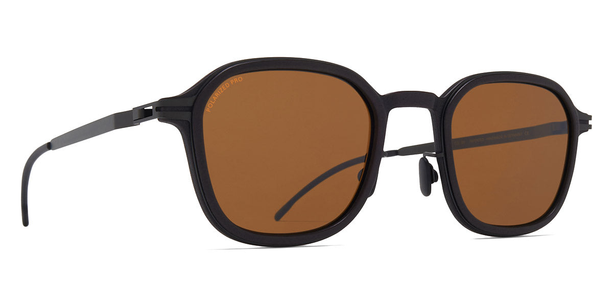 Mykita® FIR MYK FIR MH6 Pitch Black/Black / Polarized Pro Amber Brown 47 - MH6 Pitch Black/Black / Polarized Pro Amber Brown Sunglasses