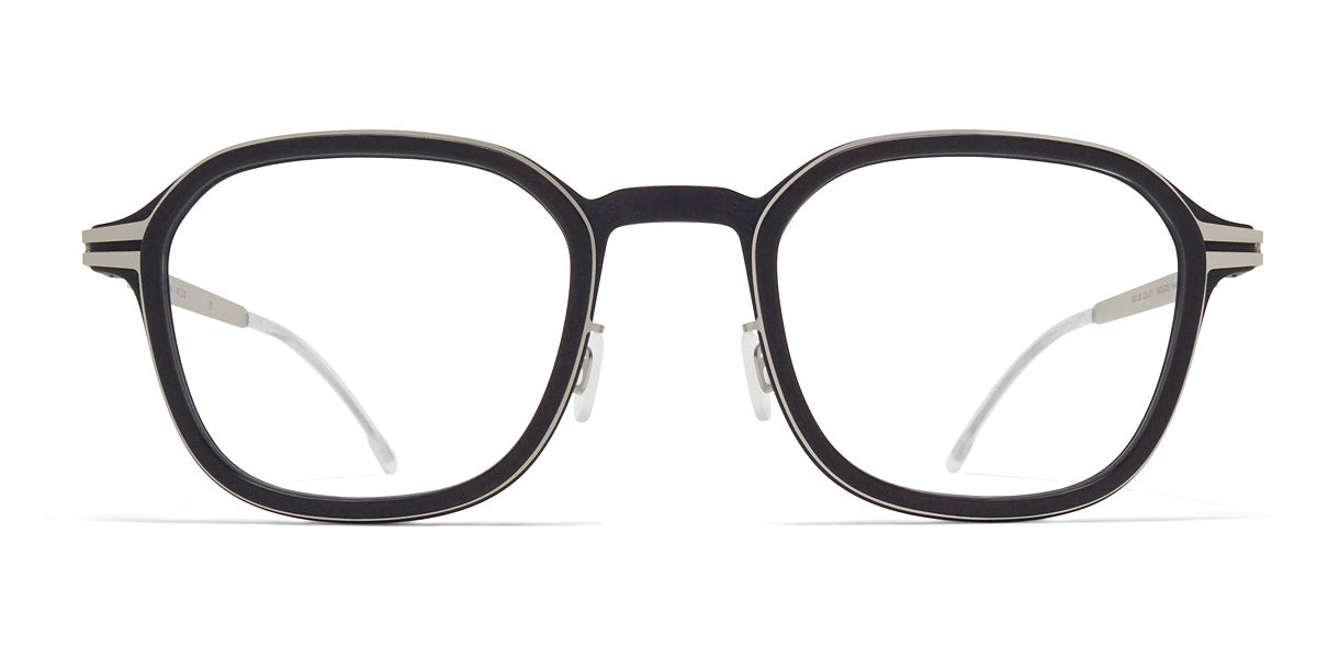 Mykita® FIR MYK FIR MH49 Pitch Black/Matte Silver 47 - MH49 Pitch Black/Matte Silver Eyeglasses