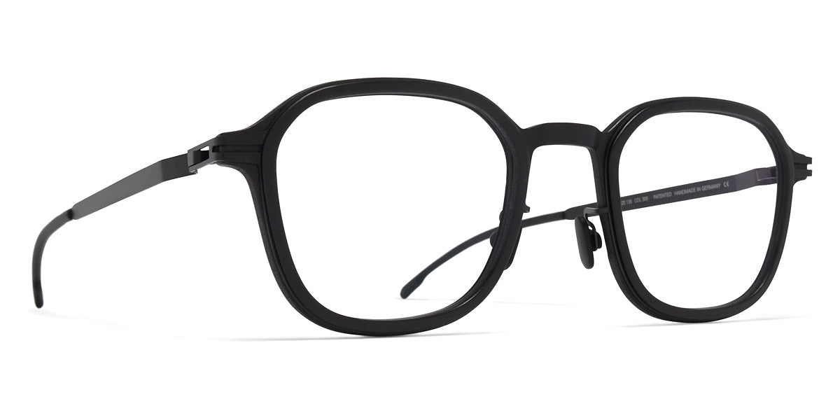 Mykita® FIR MYK FIR MH6 Pitch Black/Black 47 - MH6 Pitch Black/Black Eyeglasses