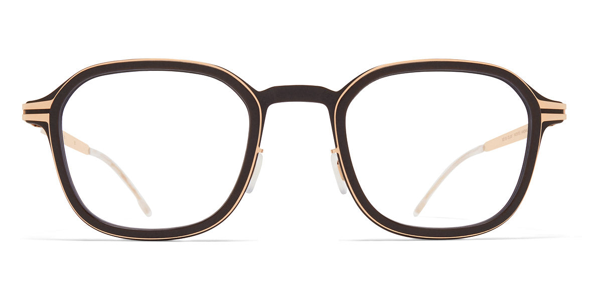 Mykita® FIR MYK FIR MH8 Ebony Brown/Champagne Gold 47 - MH8 Ebony Brown/Champagne Gold Eyeglasses