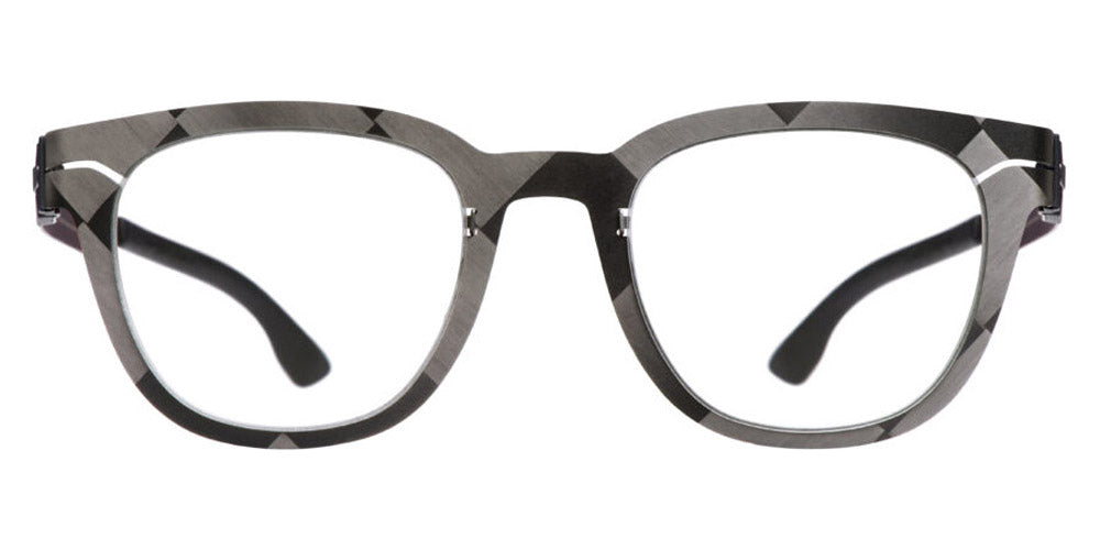 Ic! Berlin® FLX_07 ICB FLX_07 IC5081 002 51 - Raw Night – Shiny Graphite-Bordeaux Eyeglasses