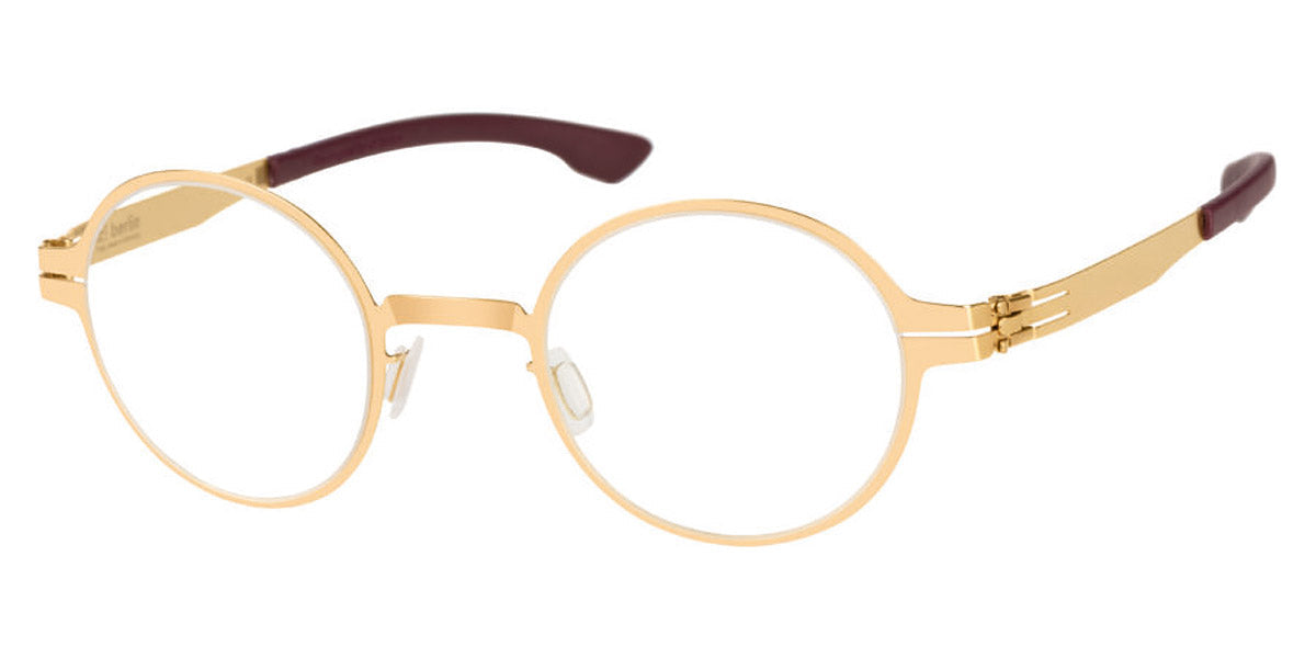 Ic! Berlin® Wilhelm Matt-Gold 45 Eyeglasses