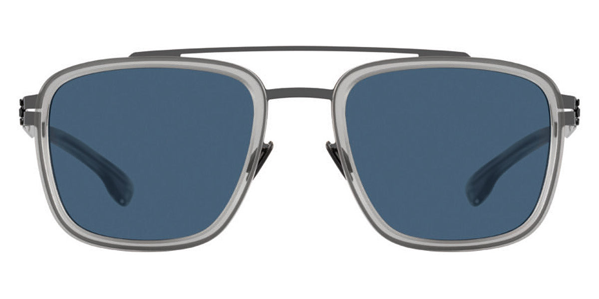 Ic! Berlin® Jacob Gun-Metal-Sky-Grey 52 Sunglasses