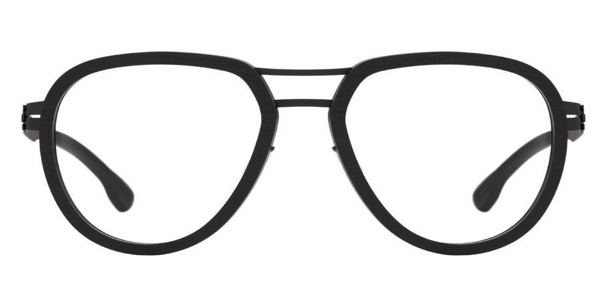 Ic! Berlin® Elliot Black²-Rough 56 Eyeglasses