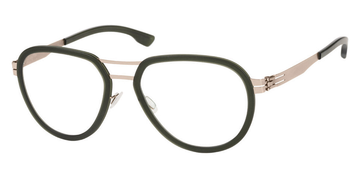 Ic! Berlin® Elliot Bronze-Waldmeister-Matt 56 Eyeglasses