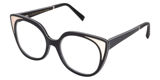 Gold & Wood® ANA G&W ANA 40 54 - 40 - Glossywood/Ebony Tanganyika/White Curly Maple Eyeglasses