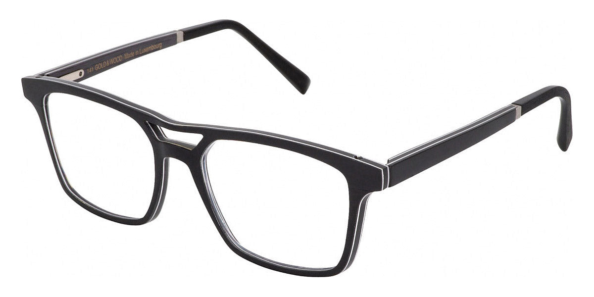 Gold & Wood® ARION G&W ARION 40 53 - 40 - Glossywood /Ebony Tanganyika/Grey Oak Eyeglasses