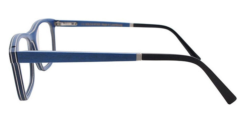 Gold & Wood® B16 NEO 01 G&W B16 NEO 01 07 54 - 07 - Light Brown Horn/Electric Blue Birch Eyeglasses