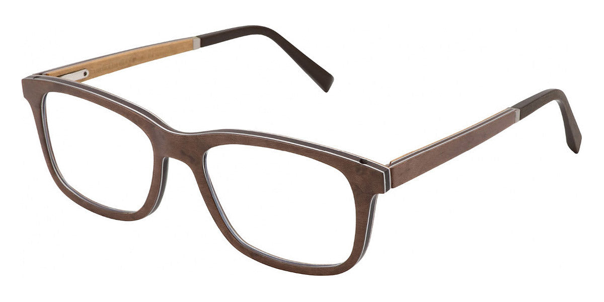 Gold & Wood® B16 NEO 01 G&W B16 NEO 01 43 54 - 43 - Glossywood/Brown Bird's Eye Maple/Brown Tanganyika/Honey Bird's Maple Eyeglasses