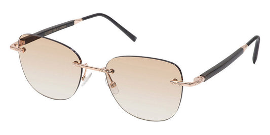 Gold & Wood® DUCHESSE 01 G&W DUCHESSE 01 D 11 03 CM24 - D.11.03.CM24 Pink Gold Plated - 30 White Brilliant Cut Diamonds (0,07 ct approx.) Sunglasses