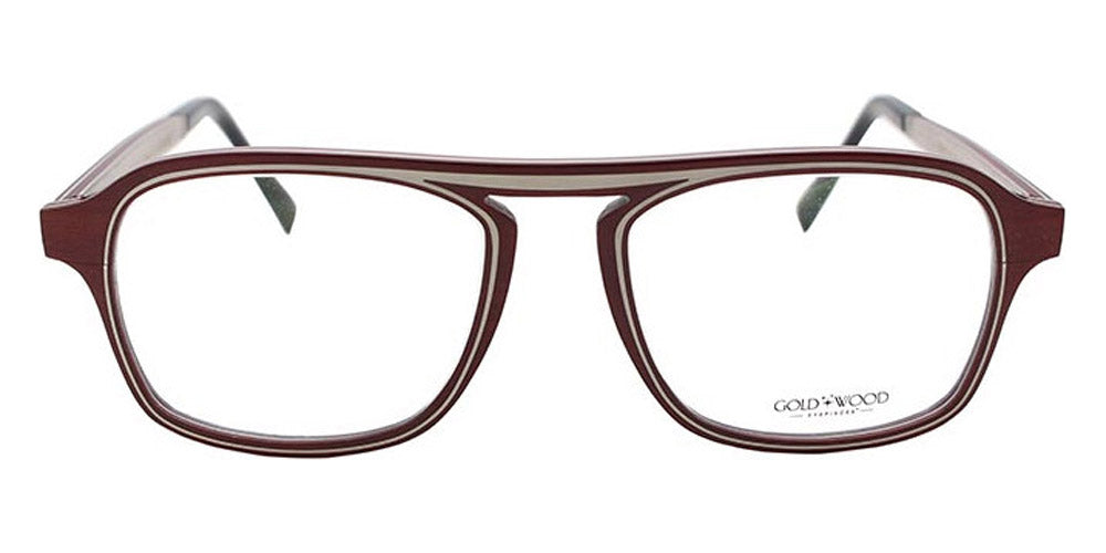 Gold & Wood® ERIS 01 G&W ERIS 01 63 52 - 63 - Graphywood/Burgundy Bolivar/Grey Eucalyptus Eyeglasses