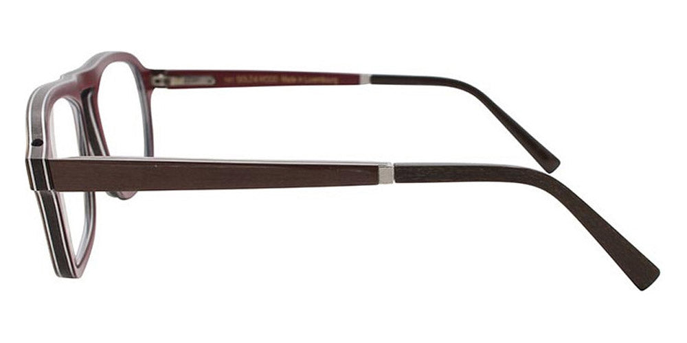 Gold & Wood® ERIS 02 G&W ERIS 02 43 52 - 43 - Glossywood/Brown Tanganyika/Burgundy Bolivar Eyeglasses