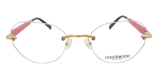 Gold & Wood® Iris 01 G&W IRIS 01 A84 Couleur BoFu  - K06 Branche A84 Couleur BoFu Eyeglasses