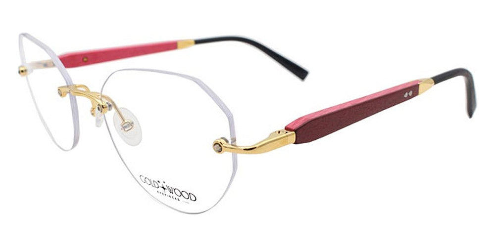 Gold & Wood® Iris 01 G&W IRIS 01 A84 Couleur BoFu  - K06 Branche A84 Couleur BoFu Eyeglasses