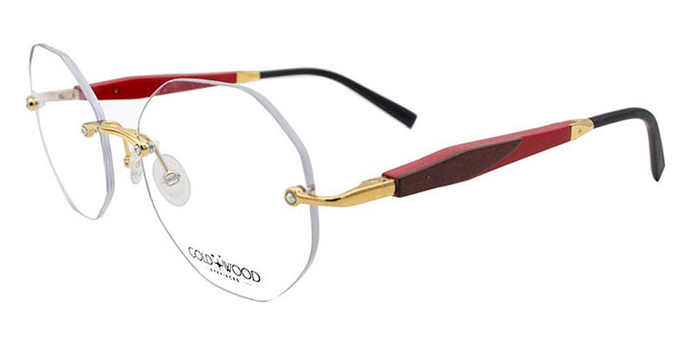 Gold & Wood® Iris 02 G&W IRIS 02 A78 Couleur AuRo  - K06 Branche A78 Couleur AuRo Eyeglasses