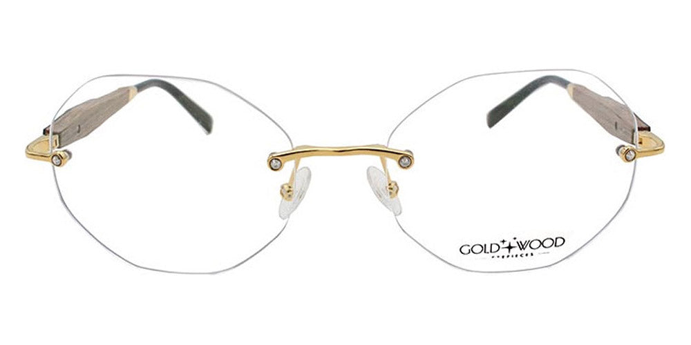 Gold & Wood® Iris 02 G&W IRIS 02 A78 Couleur MaBe  - K06 Branche A78 Couleur MaBe Eyeglasses