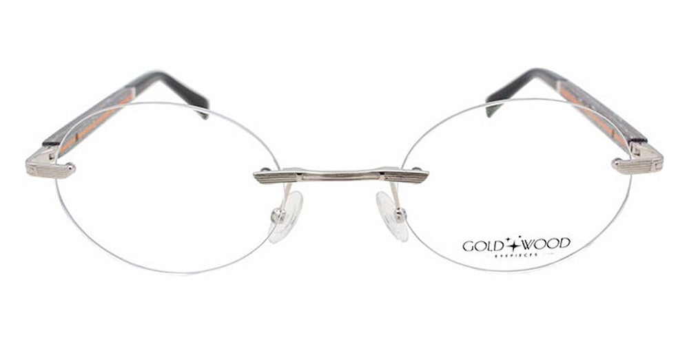 Gold & Wood® Kuma 01 G&W KUMA 01 GrOr-M 72  - 01-K72-A83-GrOr Col 72 Palladium BRUSHED Eyeglasses