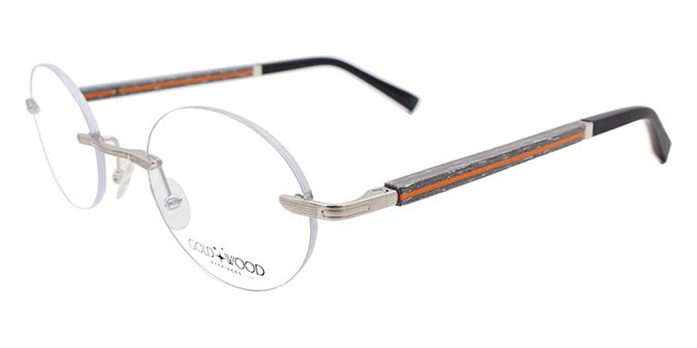 Gold & Wood® Kuma 01 G&W KUMA 01 GrOr-M 72  - 01-K72-A83-GrOr Col 72 Palladium BRUSHED Eyeglasses