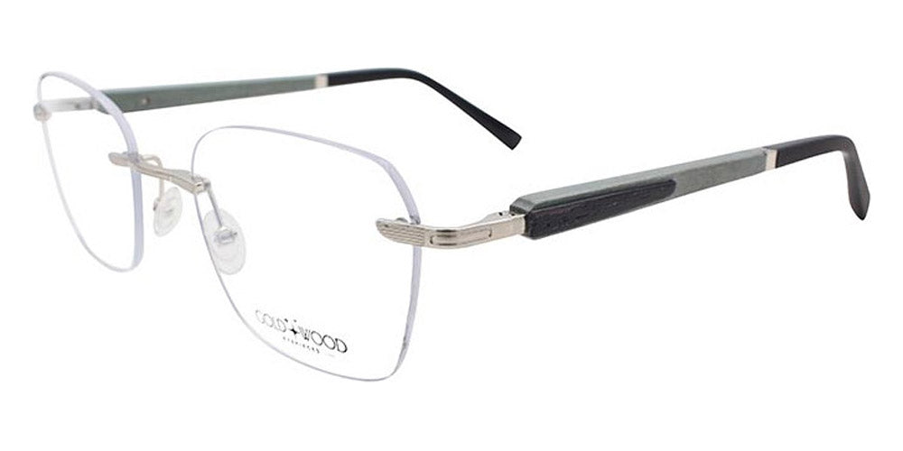 Gold & Wood® Kuma 02 G&W KUMA 02 NmGe-m 74  - 02-K27-A80-NmGe Col 74 Ruthenium BRUSHED Eyeglasses