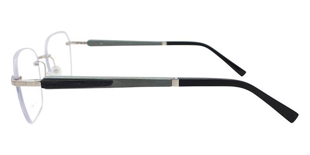 Gold & Wood® Kuma 02 G&W KUMA 02 NmGe-m 74  - 02-K27-A80-NmGe Col 74 Ruthenium BRUSHED Eyeglasses