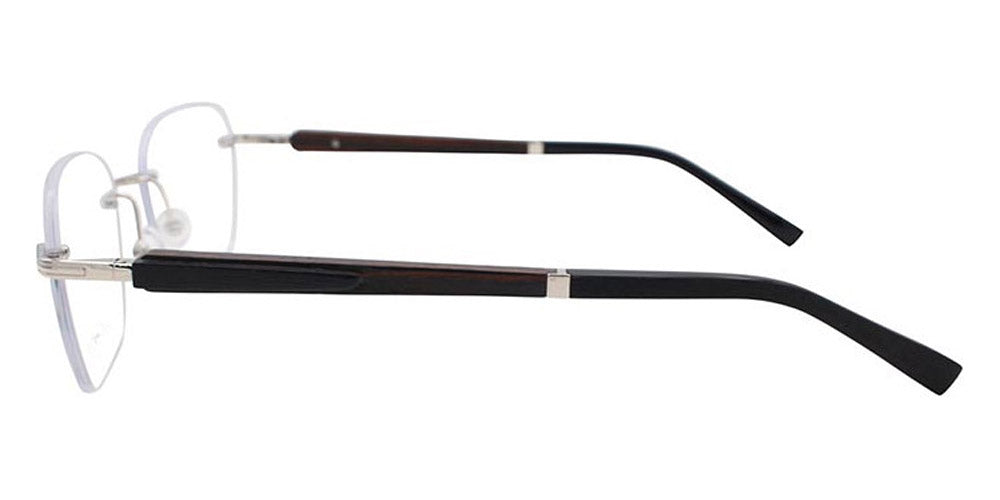 Gold & Wood® Kuma 03 G&W KUMA 03 NoMn-m 16  - 03-K16-A80-NoMn Col 16 Palladium SHINY Eyeglasses