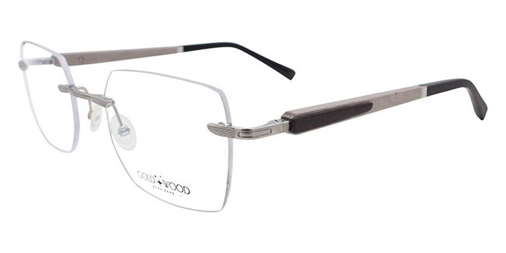 Gold & Wood® Kuma 03 G&W KUMA 03 GtVg-m 72  - 03-K72-A80-GtVg Col 72 Palladium BRUSHED Eyeglasses