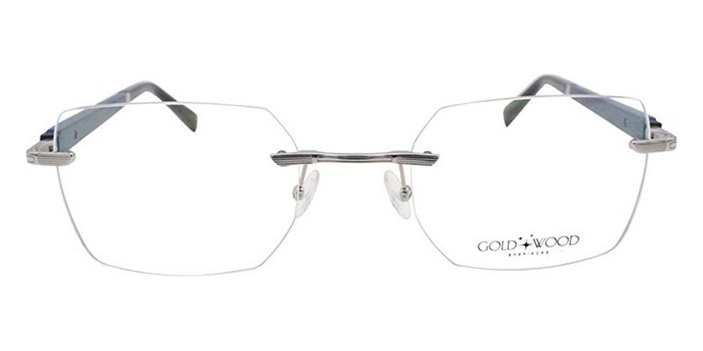 Gold & Wood® Kuma 03 G&W KUMA 03 GmJe-m 74  - 03-K74-A80-GmJe Col 74 Ruthenium BRUSHED Eyeglasses