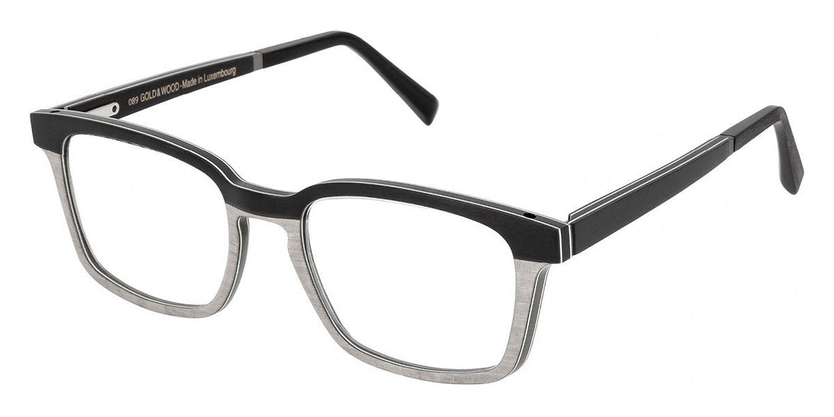 Gold & Wood® NODUS G&W NODUS 05 51 - 05 - Ebony Tanganyika/Grey Eucalyptus Eyeglasses