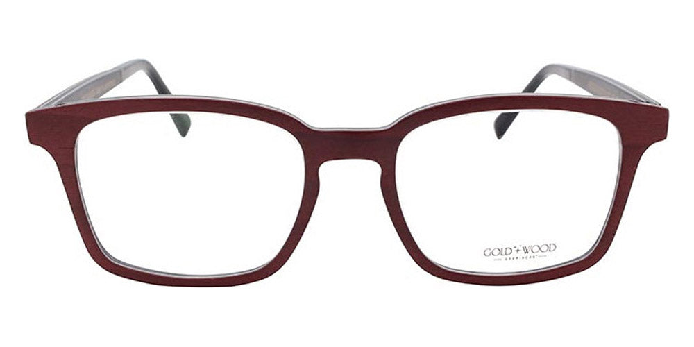 Gold & Wood® NODUS G&W NODUS 07 51 - 07 - Burgundy Bolivar/Ebony Tanganyika Eyeglasses