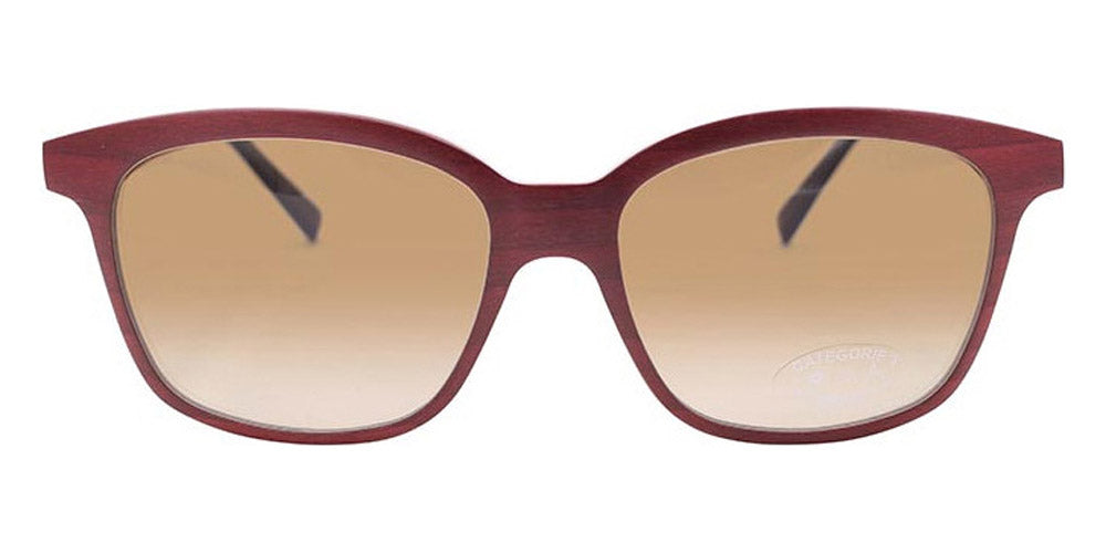 Gold & Wood® NORMA G&W NORMA 03 57 - 03 - Burgundy Bolivar/Grey Bolivar Eyeglasses