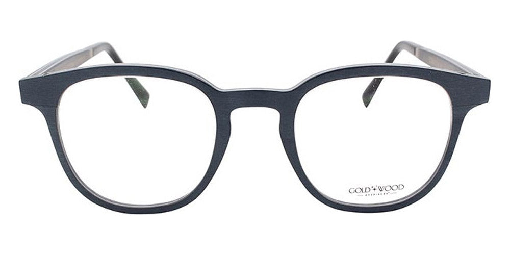 Gold & Wood® OGMA G&W OGMA 40 47 - 40 - Glossywood/Blue Jeans Bolivar/Night Blue Bolivar/Ebony Tanganyika Eyeglasses