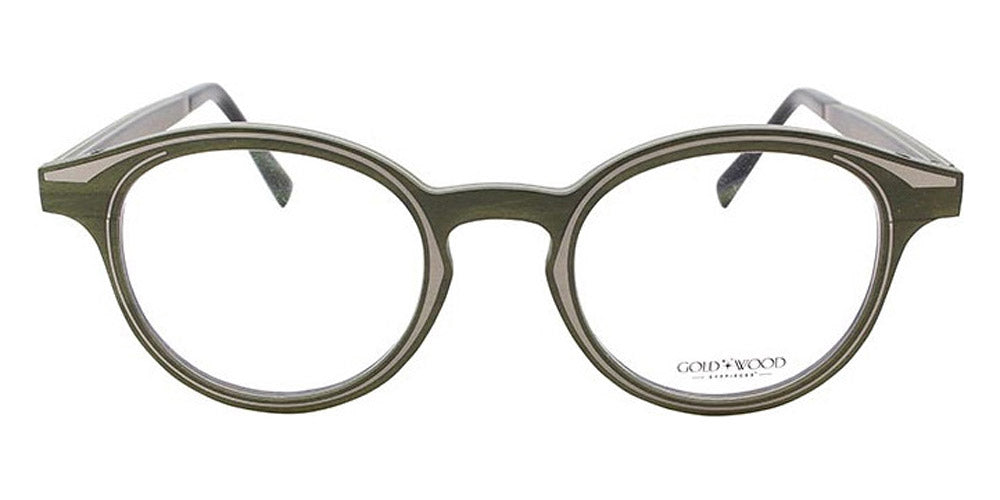 Gold & Wood® RAN G&W RAN 62 47 - 62 - Graphywood/Cactus Green Bolivar/Grey Bolivar Eyeglasses