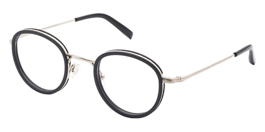 Gold & Wood® TITAN 03 G&W TITAN 03 05 46 - 05 - Champagne Gold/Ebony Tanganyika Eyeglasses