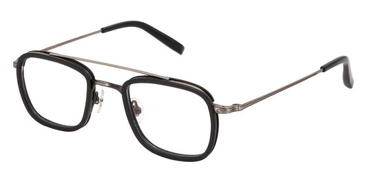 Gold & Wood® TITAN 05 G&W TITAN 05 01 46 - 01 - Antique Silver/Ebony Tanganyika Eyeglasses