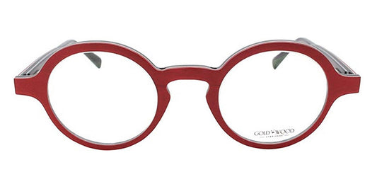 Gold & Wood® ZAO G&W ZAO 41 45 - 41 - Red Bolivar/Black Bubinga/Ebony Tanganyika Eyeglasses